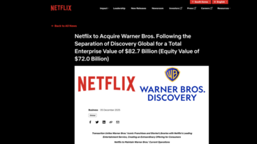 넷플릭스-워너브라더스 빅딜, 한국 공정위의 시험대